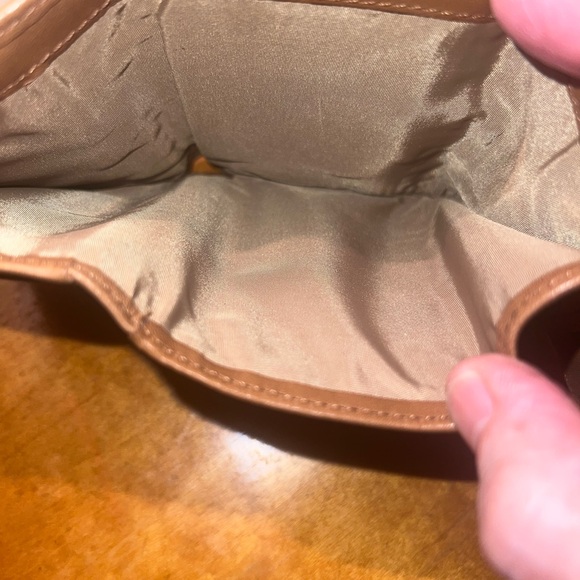 Coach Signature Buckle Wallet Brown Canvas & Leather Trim - Picture 8 of 10